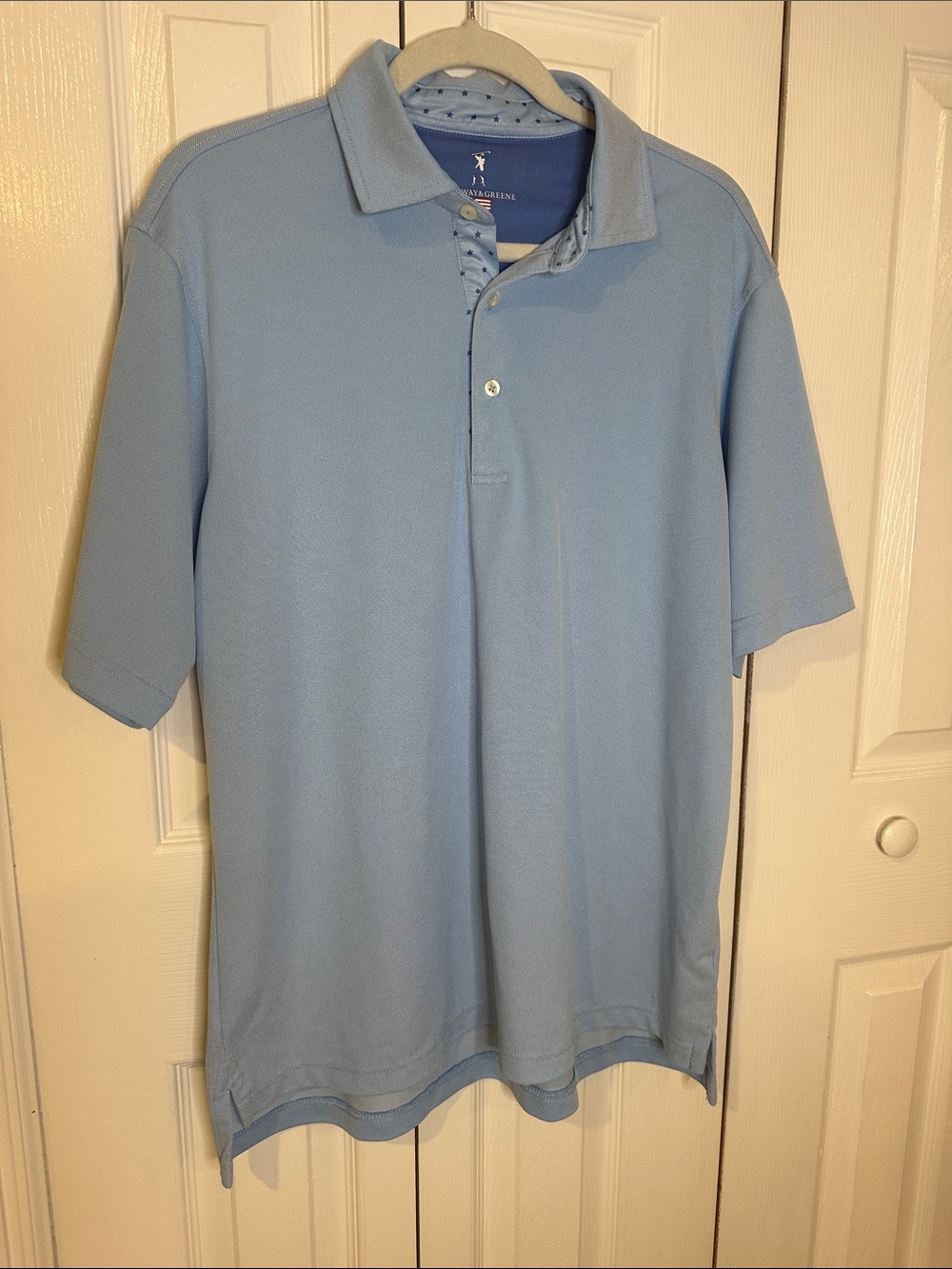 Fairway & Greene Men's Blue Polo Shirt | L